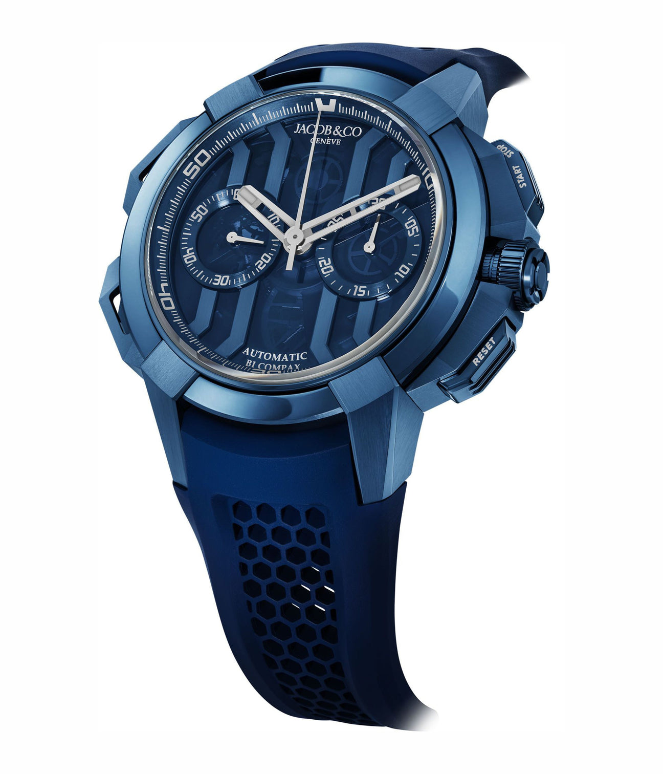 Jacob & Co. Epic X Chrono 44 mm Blue PVD Titanium