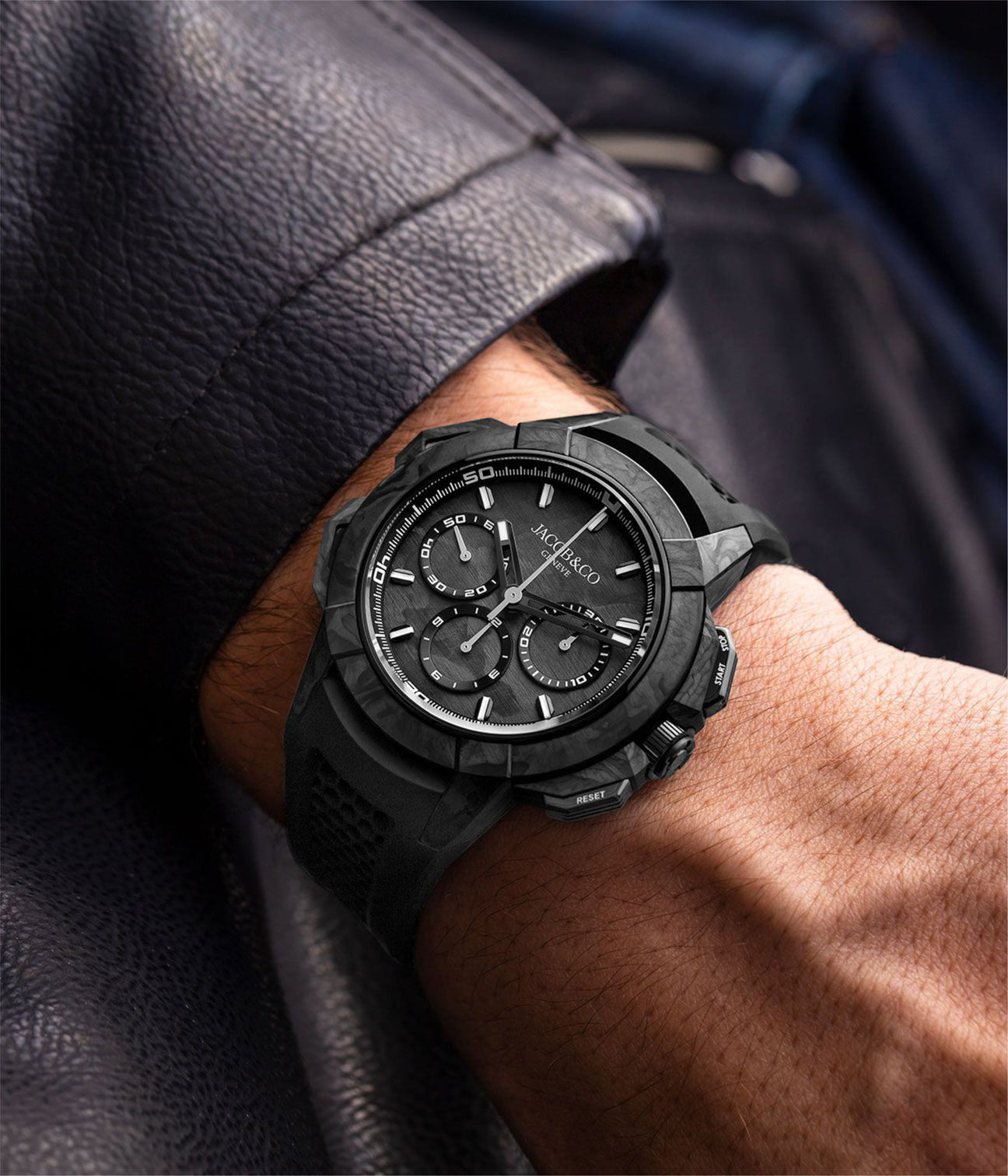 Jacob & Co. Epic X Chrono 44mm Tri-Compax