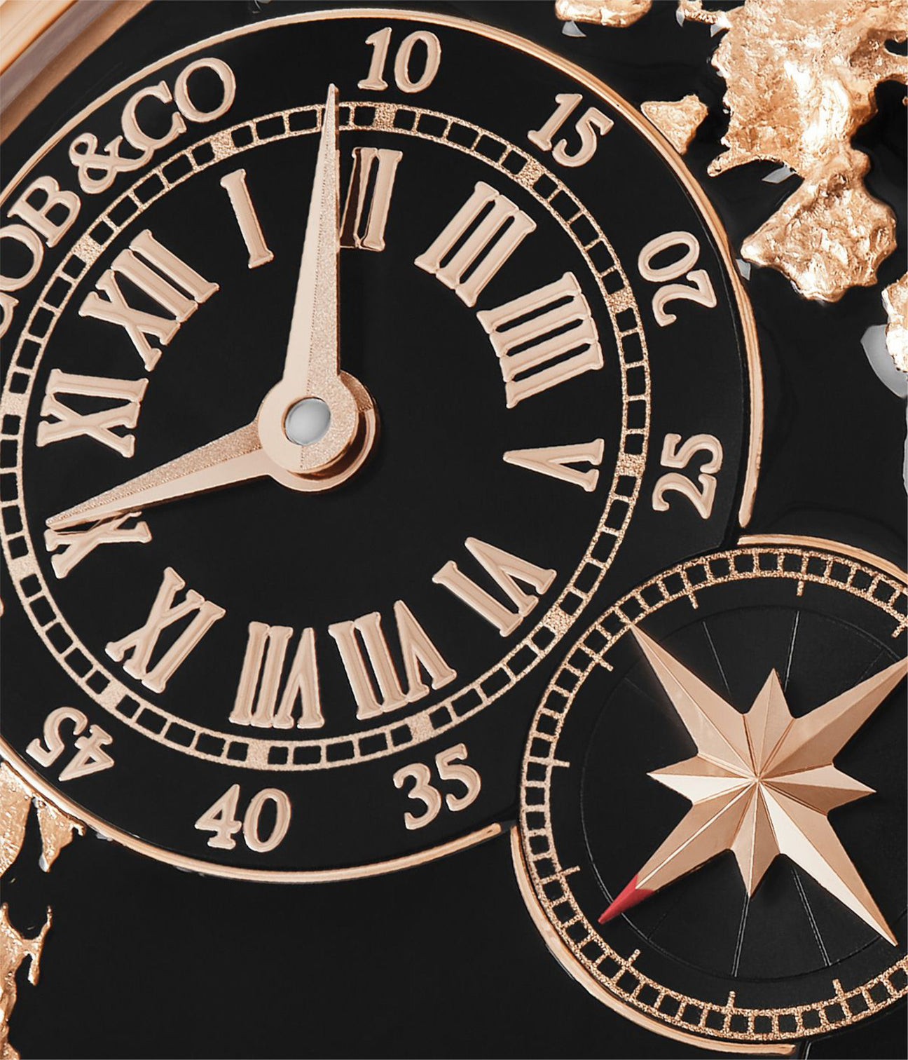 Jacob & Co. The World Is Yours Dual Time Zone Black