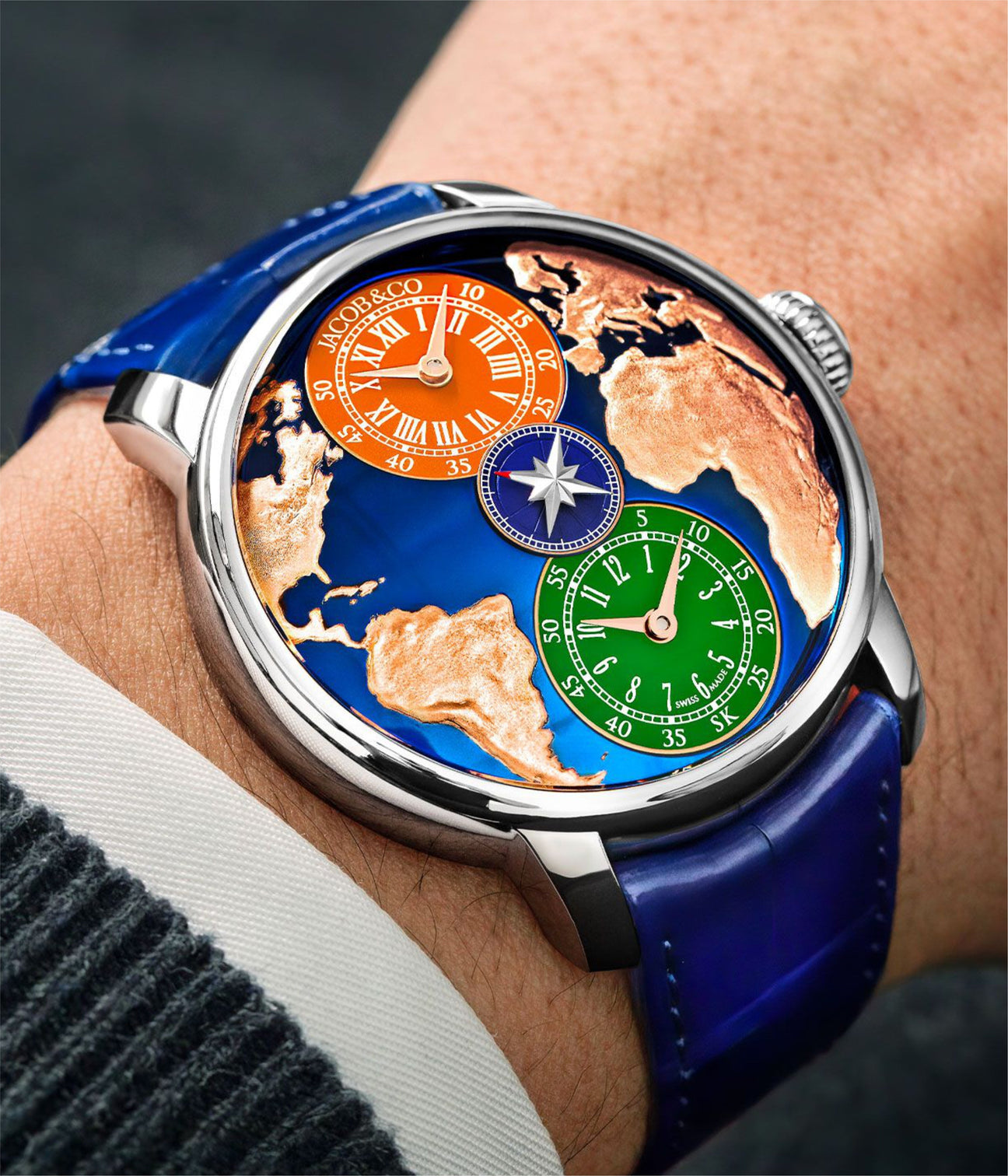 Jacob & Co. The World Is Yours Dual Time Zone Salman Khan Edition